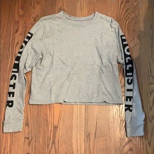 Long sleeve crop top